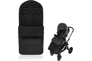BAYINBROOK 3 in 1 Stroller Sleeping Bag Annex Mat Footmuff Cover Waterproof Windproof Cold-Proof Detachable,for outdoor Universal Stroller Liner Buggy Padded Footmuff