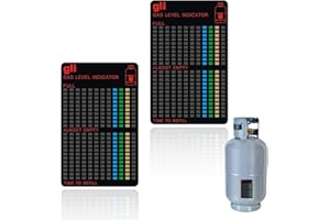 HSLXBY 2 Pièces Indicateur de Niveau de Gaz, Indicateur De Niveau Magnétique, Indicateur de Niveau de Bouteille de Gaz Magnétique, pour Cuisinières à Gaz avec Bouteilles de Propane ou Butane