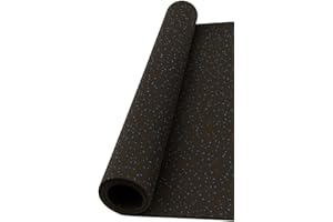 Jardin202 - Esterilla de Ejercicio Moteado Azul - Fitness Especial para Gimnasios | Sport Premium | Base Negra