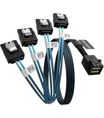 CableDeconn SFF-8643 Internal Mini SAS HD to (4) 29pin SFF-8482