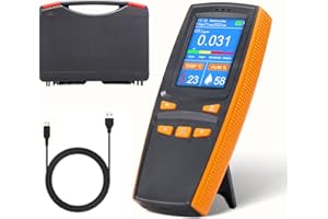 KKnoon Portable Ozone Analyzer Multifunctional O3 Ozone Meter Air Detector Intelligent Sensor Ozone Meter Air Quality Pollution Monitor