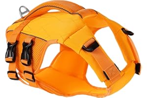 KONVINIT Chaleco Salvavidas para Perros,Chaleco Salvavidas Perro con Asa y Reflectante,Chaleco Flotador Perro para Nadar, Surf, Navegar,con Alta Flotabilidad Ajustable Seguridad
