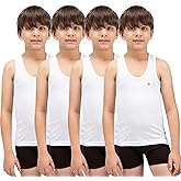 Amul Comfy Boy's Vest | 100% Cotton Single Jersey Fabri...