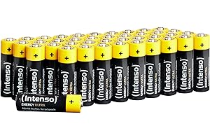 Intenso Energy Ultra AA Mignon LR6 Alkaline Batterien, Silber, (40Stück )