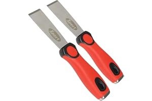2 x 32mm Chisel Knife Bead Glass Removal Tool UPVC Window Deglazing Stiff Blade *MUTANO* TM