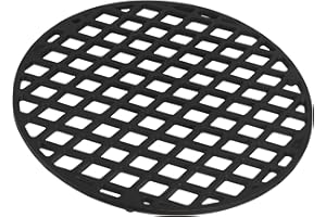 BBQ-TORO Griglia in ghisa Ø 45 cm | Solida e Smaltata | Accessori per Barbecue, Grill a Gas, Grill a carbonella e Molto Altro | griglia Smaltata