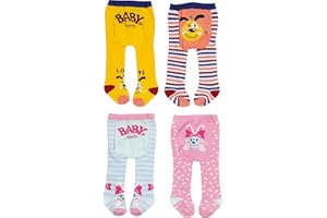 BABY born Strumpfhose 2x 43cm, 2er Pack Puppenstrumpfhosen für 43 cm Puppen, 831748 Zapf Creation