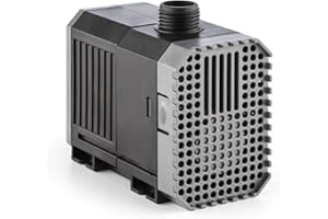 Waldbeck Nemesis T25 - Pompa Stagno, Potenza 25 W, profondità di Immersione 1,8 m, Estrazione di 1500 l/h Flusso, Cavo 10 m, Classe di Protezione IPX8, Spina Schuko