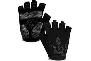 MOREOK Cycling Gloves Bike Gloves for Men/Women-[5MM Gel Pad] Biking Gloves Half Finger Bicycle Gloves Exercise Workout Gloves for Cycling/Weight Lifting/Gym/Motorcycle/Outdoor