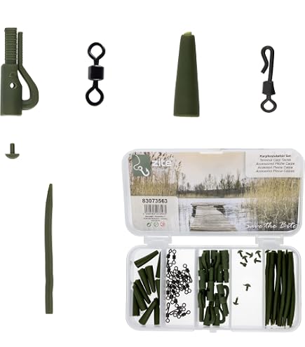100 Anneaux Ronds Pour Montage D'Appâts – Accessoires Carpe – Doux Pour Le Fil, Solides Et Légers