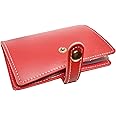 OFIXO Premium Artificial Leather (888 Red) Stylish Executive Credit/Debit/ATM/ID/Visiting Super Sleek, Sturdy || 10 Card Holder 10cm X 8cm X 1.3cm|| for Men's & Women's