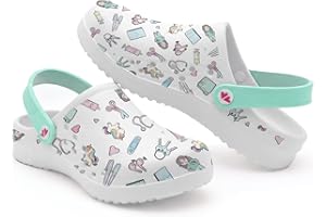 Nurse is Love Sabot Femmes Infirmière - Mules e Sabots Sanitaires Confortable Ajustés avec Bloc Opératoire | Chaussures Medicales, Aide Soignante | Infirmiere Accessoires & Vétérinaire