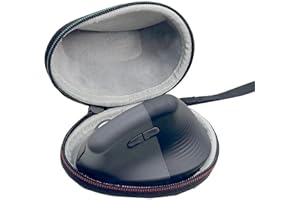 SXHLSELLER Etui na Mysz do LogitechLift Vertical Ergonomiczne, Myszy Twarde Etui Podróżne do Przechowywania z Przenośnym Paskiem na rękę Wodoodporna, Odporna na Zarysowania Skorupa EVA