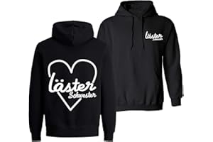Couples Shop Best Friends Damen Hoodie Sister Pullover für Zwei Mädchen BFF Lästerschwester