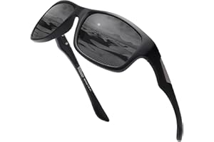 Jim Halo Recycled Polarized Sport Sunglasses for Men Women, Retro Rectangular Sunglasses for Running Fishing Cycling Driving