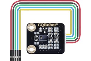 CQRobot PAJ7620U2 Gesture Sensor Compatible with Arduino/Raspberry Pi/STM32 Motherboard. I2C Interface, Infrared LED and Optical Lens, Identification 9 Basic Actions, Support Interrupt Output.