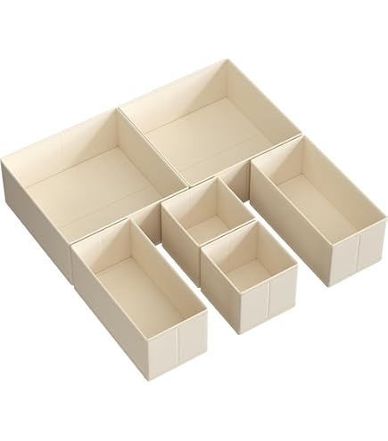 Lade-organizersysteem, 10 stuks opvouwbare lade-organizer, opbergdoos, niet-geweven Lade-organizersysteem, 10 stuks opvouwbare lade-organizer, opbergdoos, niet-geweven