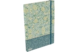 THE GIFTED STATIONERY CO. LTD. TGSC | William Morris - Jasmine A5 Notebook | The Notebook Lined to Unleash Creativity - Premium Journal for Writers, Students and Professionals - Inspiring A5 Lined Notebooks for Women