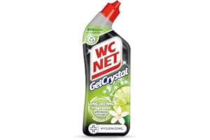 WC Net - Gelcrystal Citrus Fresh, Limpiador Quitamanchas para Inodoro, Antical e Higienizante para WC, 750 ml