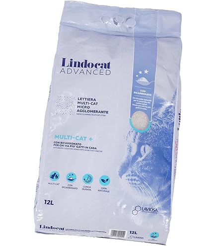 Lettiera Per Gatti Super Agglomerante Bianca Profumata - 2 Confezioni Da 10L Con Paletta Omaggio - Foto 5