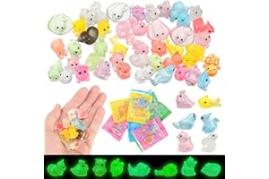iewrtcin 50 PCS Mini Resin Animals Blind Bags, Mini Luminous Resin Animals Glow In The Dark, They Can Be Used To Decorate Miniature Landscapes, Aquariums, Dollhouses, Fish Tanks And Potted Plants