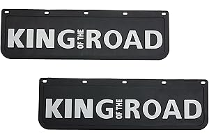 SERTPLAS Lot de 2 longs tablier arrière en caoutchouc dur King of the Road - En caoutchouc dur - 60 x 18 cm
