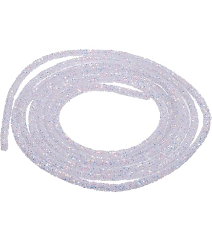 Cordino Paillettes Glitter 450cm X 6mm - Blu Scuro, Per Fai Da Te E Decorazioni - Foto 13
