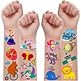 KIHONI 250+ Tatouage Enfant Temporaire Fille Etanche Tatouage Ephemere Enfant, Faux Tatouage Licorne Fille Kit Tatouage, Sirènes Papillons Tattoo Temporaire Cadeau Anniversaire Parties Enfant