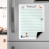 Magneetbord glossy - whiteboard zwart voor thuis/kantoor