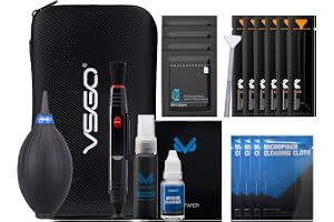 VSGO Allt-i-ett-rengöringssats för fullformatskamera (24mm) Kompatibel med Canon, Nikon, Sony, Pentax & DSLR, Innehåller CMOS