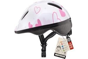 ‎METEOR meteor Kinder fahrradhelm ab 1 Jahr – sicherer & stoßdämpfender Kinderhelm mit verstellbarem Headlock - waschbarem Fahrrad Helm Innenfutter – optimaler Schutz & leichtes Design für Baby-Abenteurer