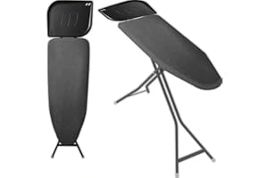 SICIGNANO CASALINGHI INGROSSO CASALINGHI ARREDO GIARDINO HOTELLERIE Sicignano | Tavolo Asse da Stiro da Stiro Tritone 120x40 cm, con Porta Caldaia Porta Ferro, con Porta Appendini, Antiscivolo, Colore Grigio, Dimensioni Aperto 153x43x95h cm