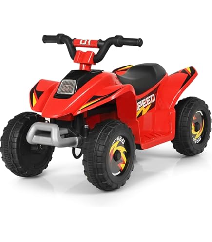 HOMCOM Elektrische quad voor kinderen van 1,5 tot 3 jaar, 6 V, met functie vooruit, achteruit, aanhanger, 2,5 km/u, groen