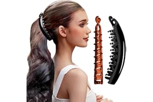 ‎RC ROCHE ORNAMENT RC ROCHE Women's High-Quality Ponytail Hair Clip, Banana Clip