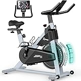 PASYOU Cyclette Magnetica Per Bici Da Casa Con Trasmissione a Cinghia Con Display RPM e Supporto Per Ipad - Capacità Di Peso 