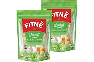 FITNÈ FITNE Green Tea Herbal Honey Lemon With Garcinia Senna Infusion Gentle Detox Cleanse High Antioxidant No Calories Stevia Sweetener, 60 Tea Bags