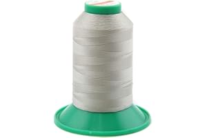 ‎NTS NÄHTECHNIK nts Nähtechnik 1000m Nähgarn, Ledergarn 60, Farbauswahl, Filament Garn für Leder (Hellgrau)