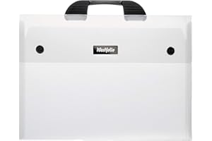 Westfolio Art Portfolio Folder Crystal A3, 100 Sheet Capacity, Carry Case Bag For Art, Painting Keeps Paper Flat For Travel