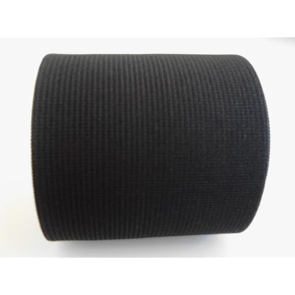 6 Inch Wide Knitted Elastic Band, Waistband, Non-roll, by the Yard - UK