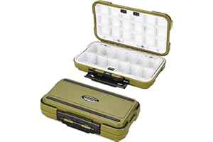 BNTTEAM Caja de Aparejos de Pesca a Prueba de Agua, Doble Cara, multifunciónal, señuelos de Almacenamiento, Estuche de anzuelos con Rejilla Ajustable, Herramienta para Accesorios de Pesca