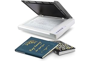 Plustek OS1180 Flatbed Scanner for A3 Graphics and Documents - Designed for Libraries, Schools or Small Offices - Scan A3 Document in 9 Seconds About