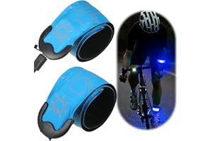 UICCVOKK LED Armbands Running Rechargeable Bands LED Glow Bracelet Light-Up Sports Wristband High Visibility Ankle Reflective Strips for Runners Bikers Walkers Pet Owners