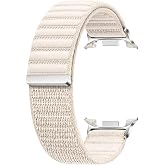 EWEC Samsung Galaxy Watch 9 / Watch 8 (40mm/44mm) ve Watch 8 Classic (46mm) Uyumlu Nylon Loop Velcro Kumaş Kordon &ndash; Dinamik L