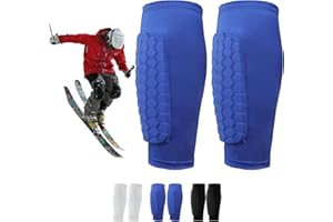 AUNGKWANG Protège Tibias de Football, Football Shin Guards, Manchon de Protection des Mollets Protège Tibias Anti Chocs Professionnels pour Hommes, Femmes, Enfants et JeunesSport