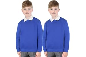 A2Z 4 Kids Girls Boys Unisex Club Scouts School Uniform Pack Of 2 Jumper Cardi Sweatshirt Age 3 4 5 6 7 8 9 10 11 12 13 14 Years