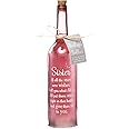 Boxer Gifts Light-Up LED Glass Sister Ornament Starlight Bottle - Sentimental Gifts For Sister - Cute & Birthday Present For Sisters
