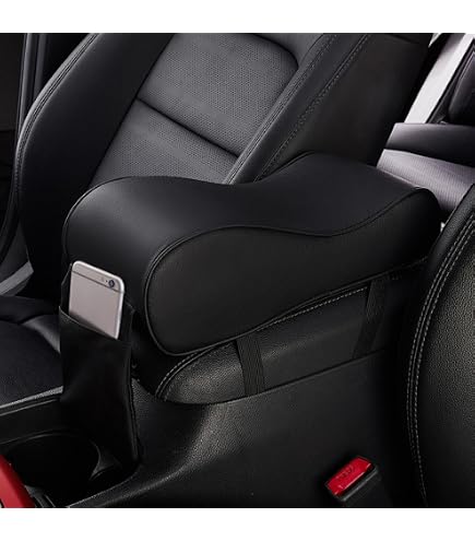 Cuscinetti In Pelle Per Console Auto | Set Da 4 Protezioni Per Ginocchia E Gomiti | Memory Foam Adesivo Universale Per SUV E Camion - 5