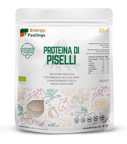 F Energy Feelings Proteine di Canapa in Polvere BIO 500g / 50% Proteine