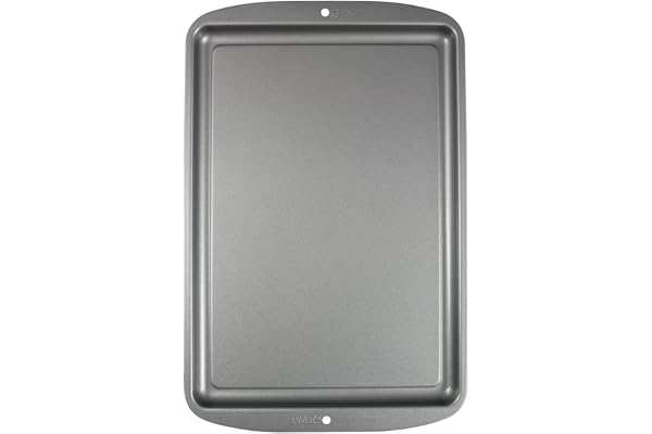 PME - Grande Plaque à Pâtisserie Anti-adhérente en Acier au Carbone 432 mm x 280 mm de Profondeur, Silver