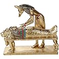 Ancient Egyptian Collectible Artefact Anubis God of Underworld Mummification Figurine Statue